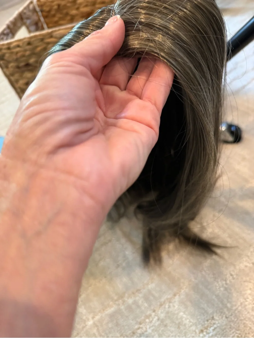 Clip-In Hair Topper - Ash Brown Blend